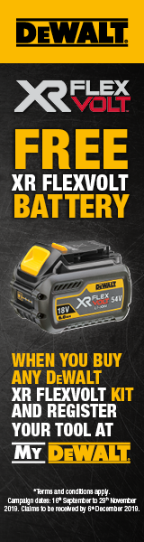 Dewalt CR Flexvolt FREE Battery Campaign - Click for details